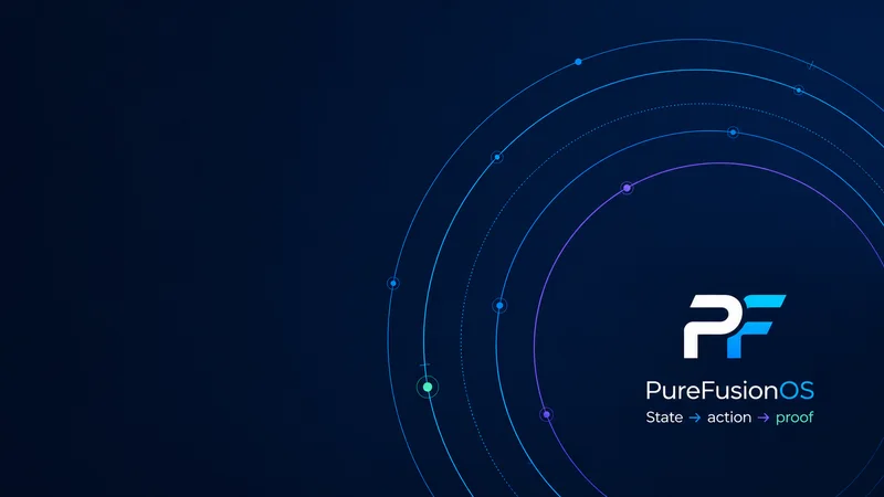 PureFusionOS Orbital System wallpaper