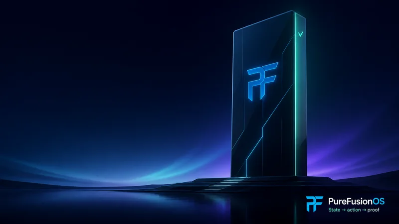 PureFusionOS Proof Monolith wallpaper