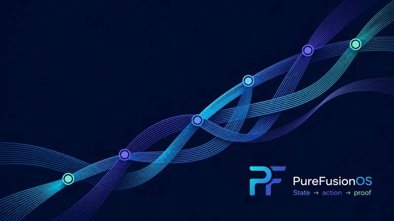 PureFusionOS Signal Weave wallpaper